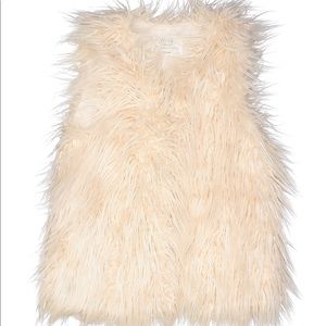 Zara faux fur cardigan